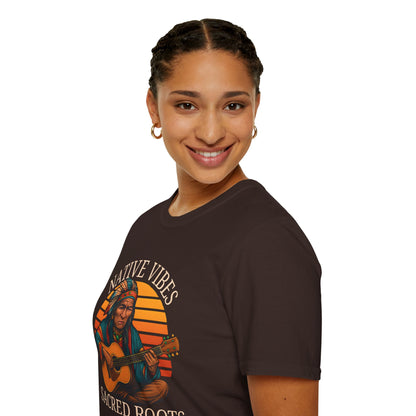 Native Vibes, Sacred Roots T-Shirt — Native American Guitar Tribute