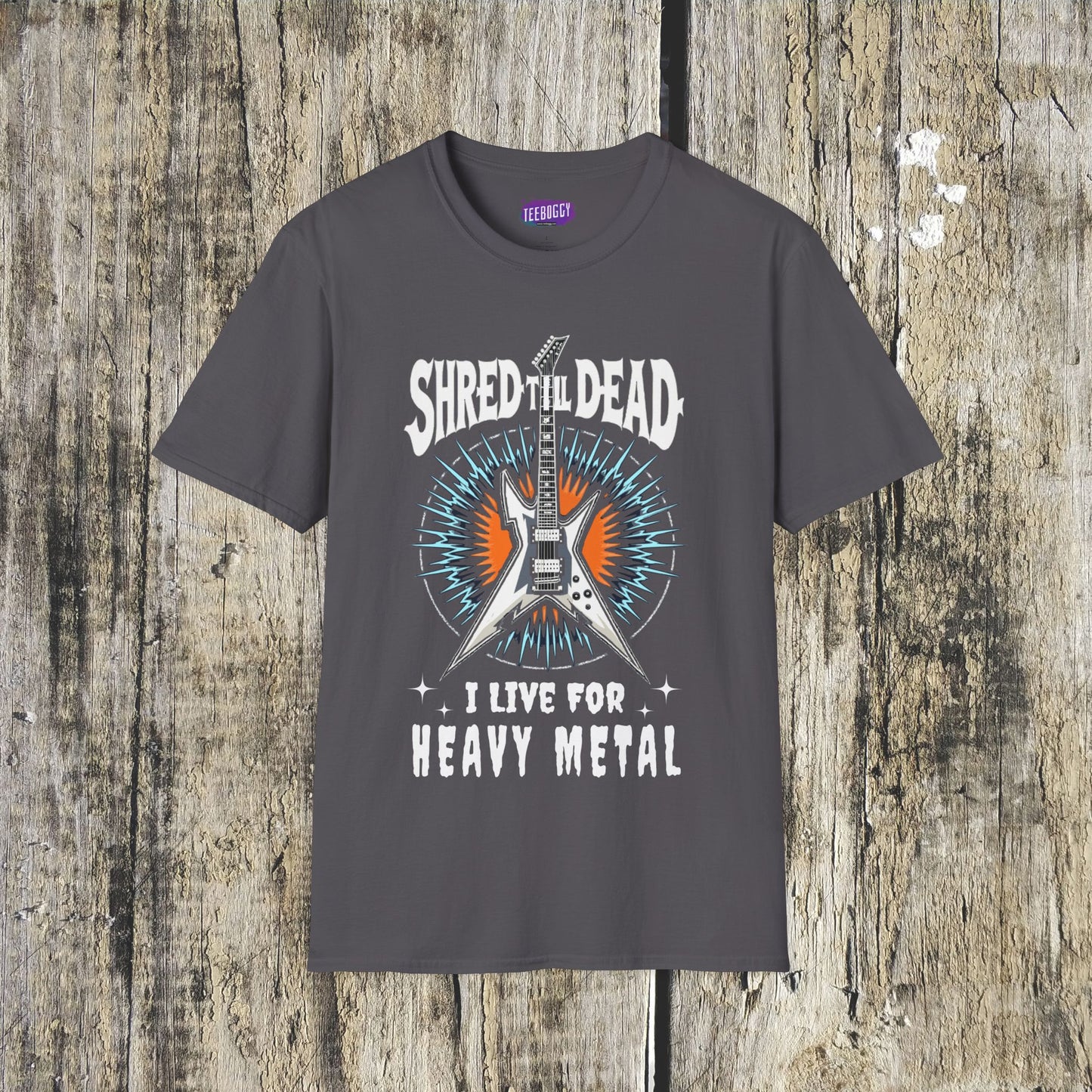 Electric Guitar Shred Till Dead, Unisex T-Shirt