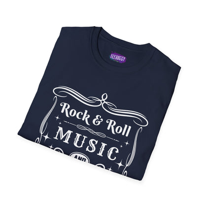Rock & Roll Music & Beer, Softstyle T-Shirt