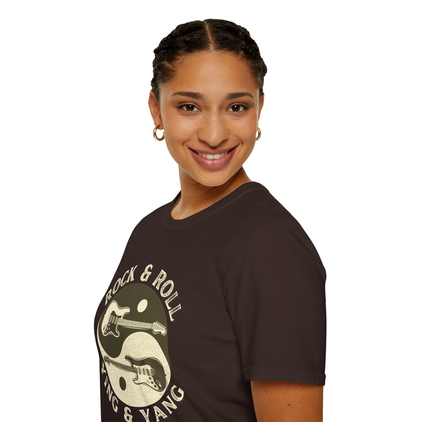 Yin Yang Guitar T-Shirt — Spiritual Balance & Harmony Music Tee