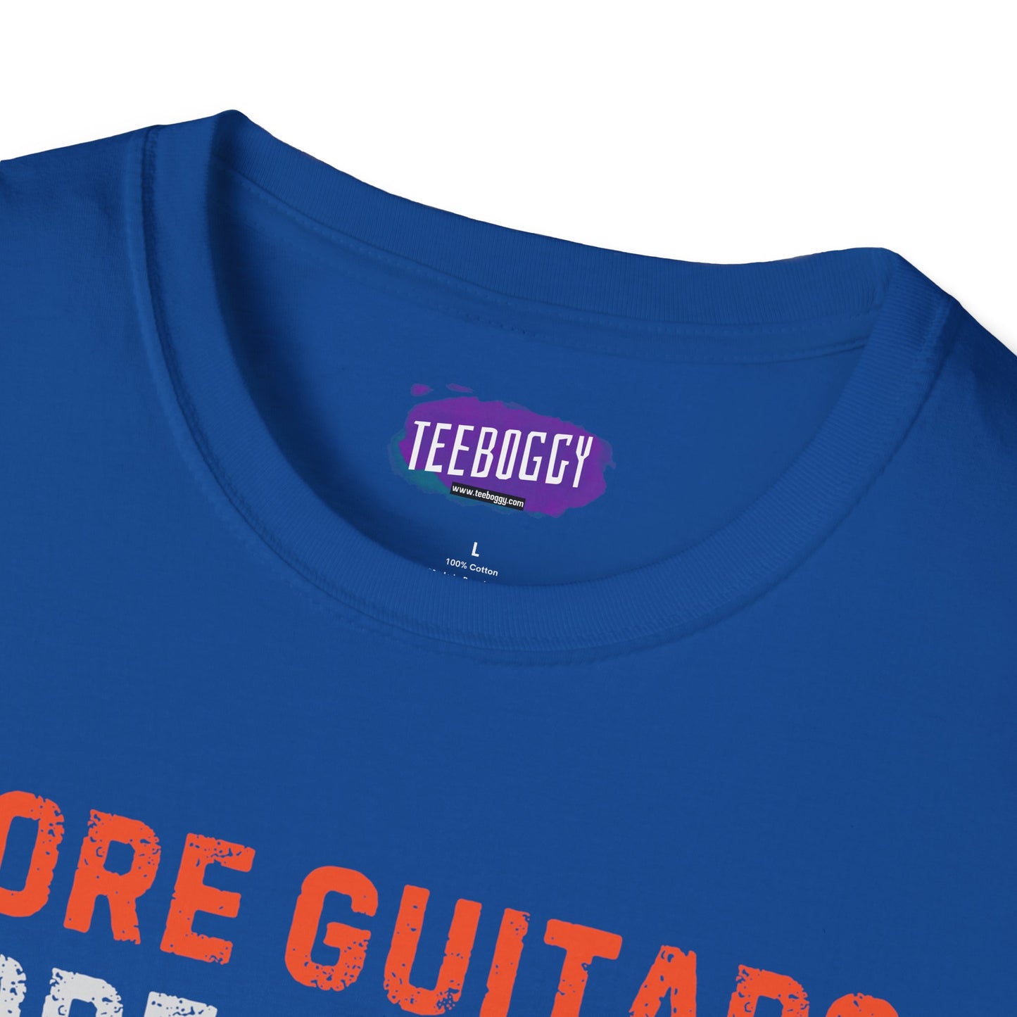 Guitar Quote T-Shirt, More Guitars More Guitars