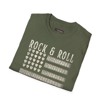 Rock & Roll USA Greatness T-Shirt — USA Flag Design