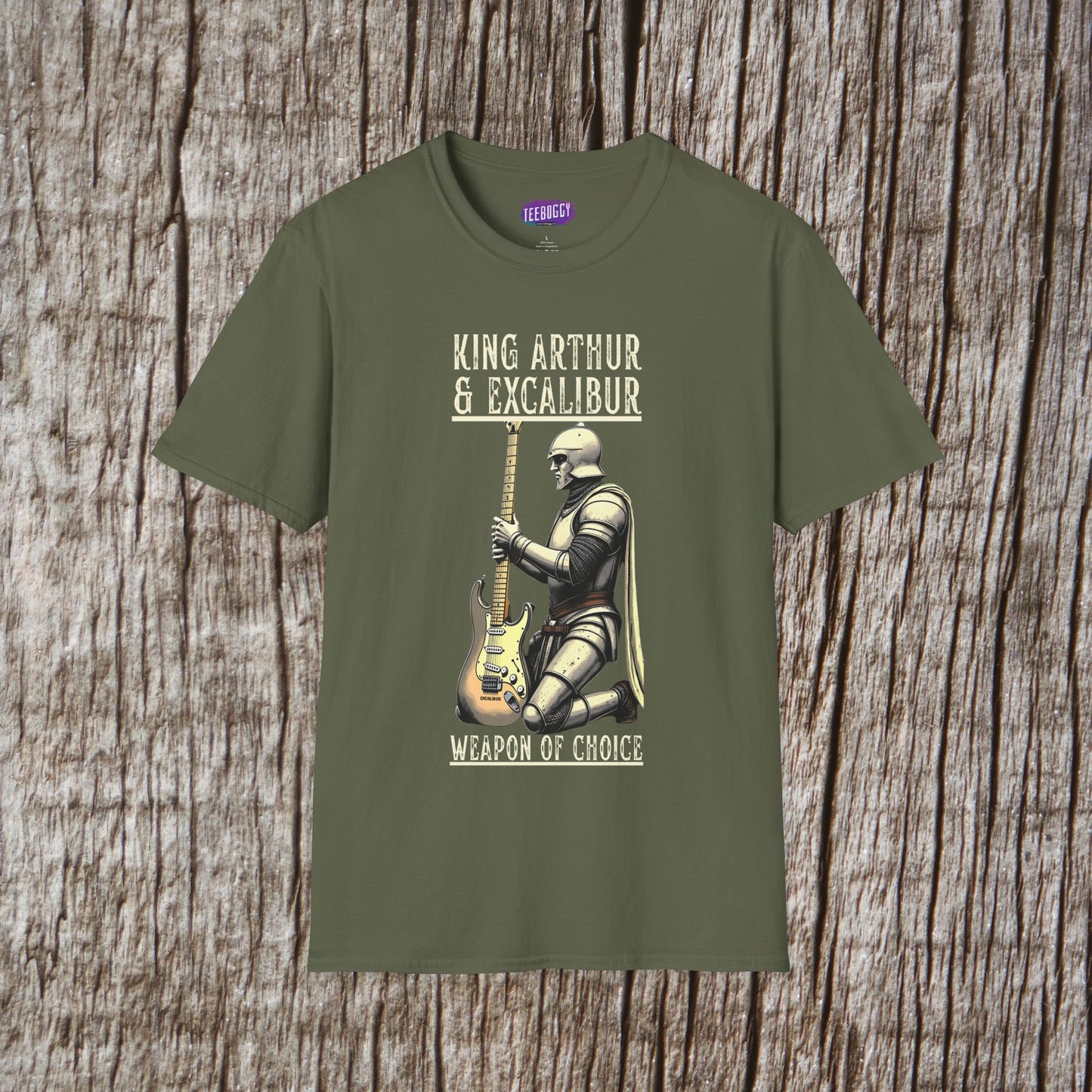 King Arthur Guitar T-Shirt