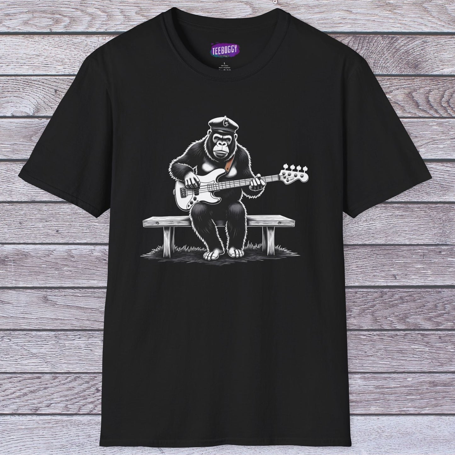 Gorilla Bass Guitar T-Shirt