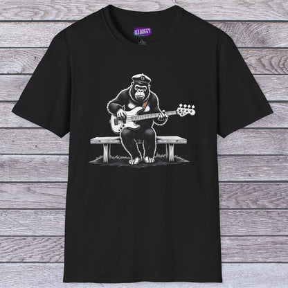 Gorilla Bass Guitar T-Shirt