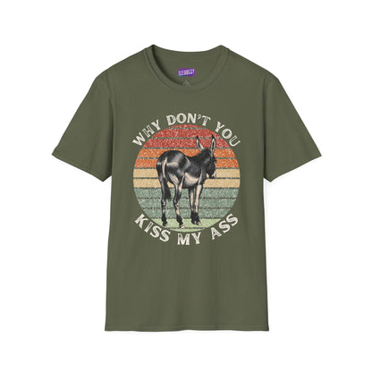 Funny Donkey Ass Kiss Unisex Tee