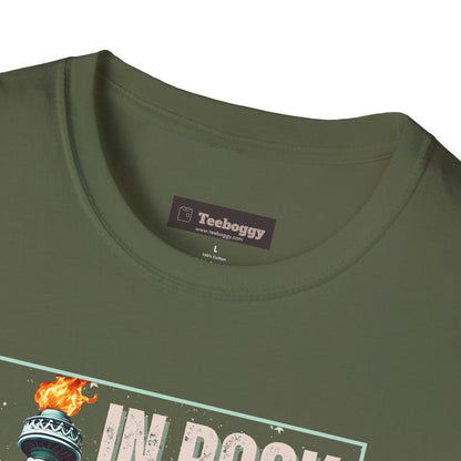 In Rock We Trust - Statue of Liberty T-Shirt