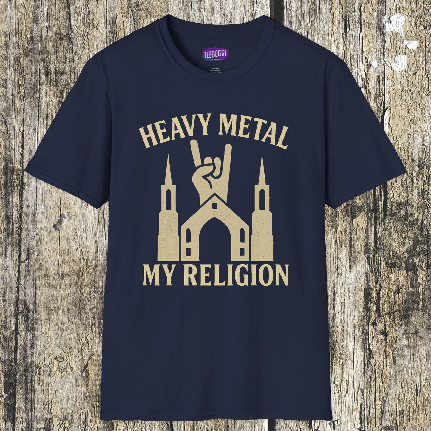 Heavy Metal Church Unisex T-Shirt - Heavy Metal, My Religion