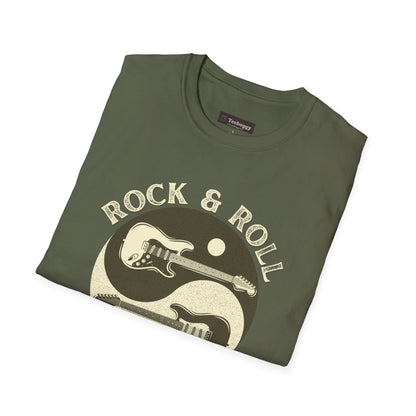 Yin Yang Guitar T-Shirt — Spiritual Balance & Harmony Music Tee