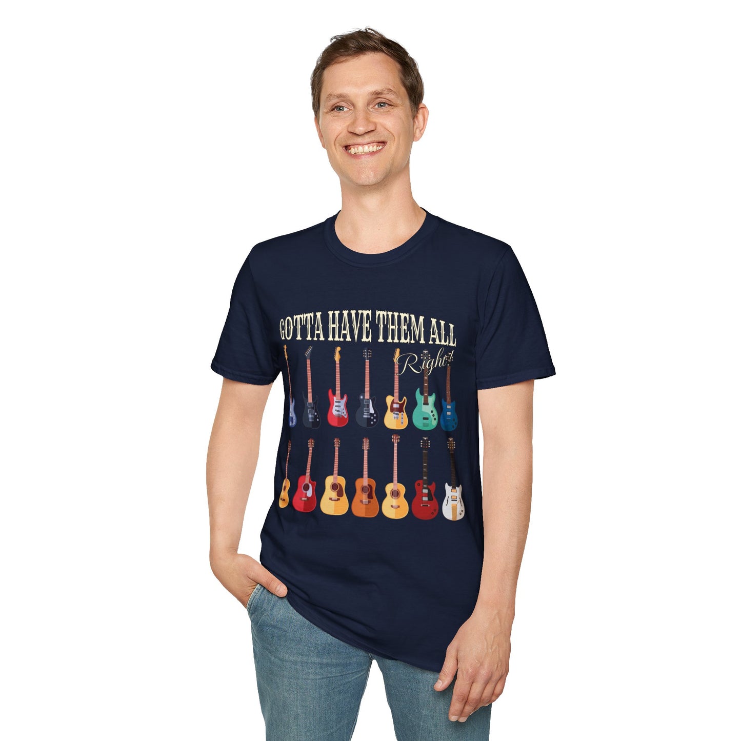 Guitar Shapes Unisex T-Shirt - Gotta Have Them All
