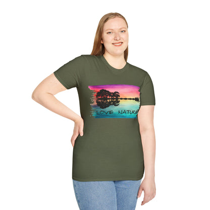 Love Nature Guitar T-Shirt