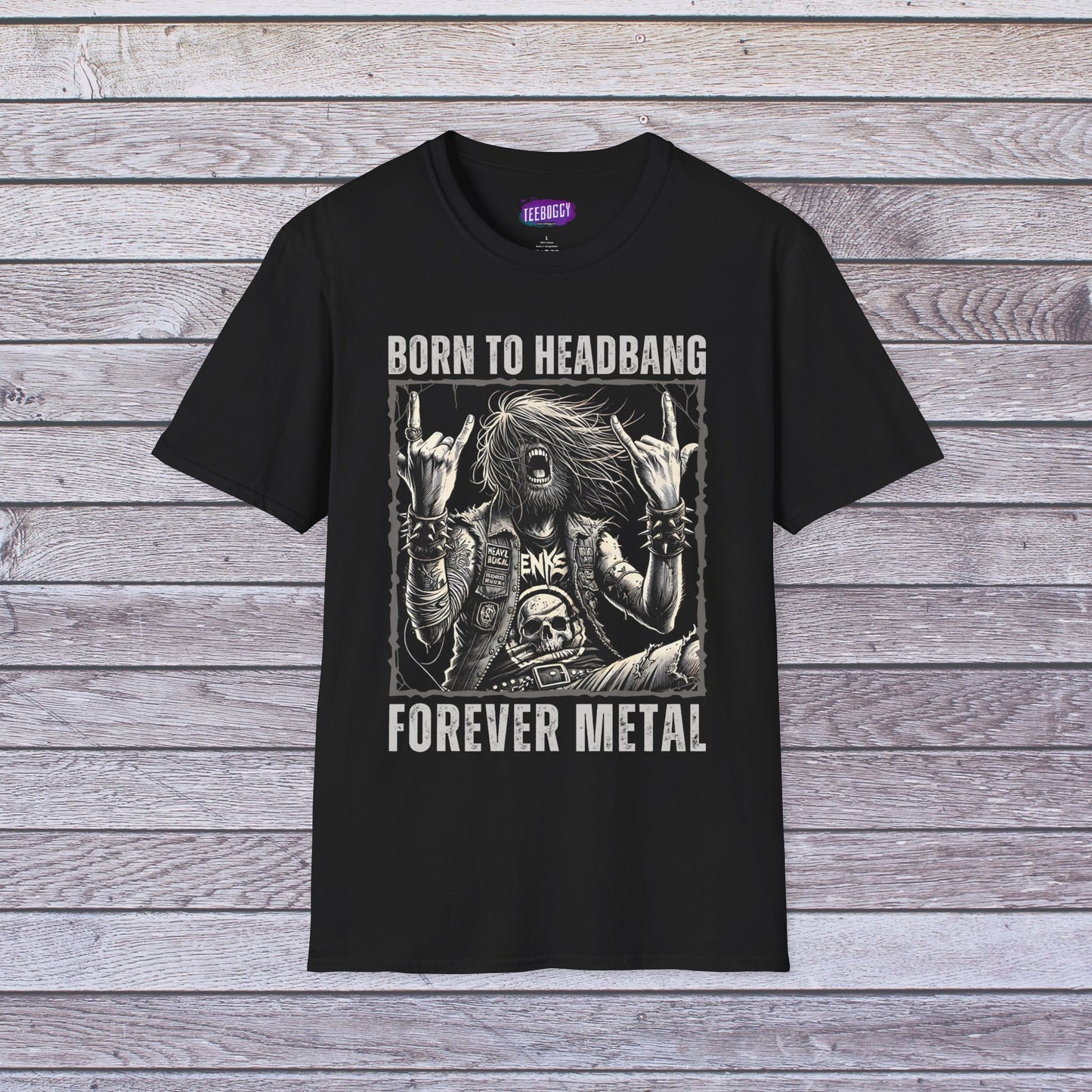 Headbanger T-Shirt - Born To Headbang, Forever Metal