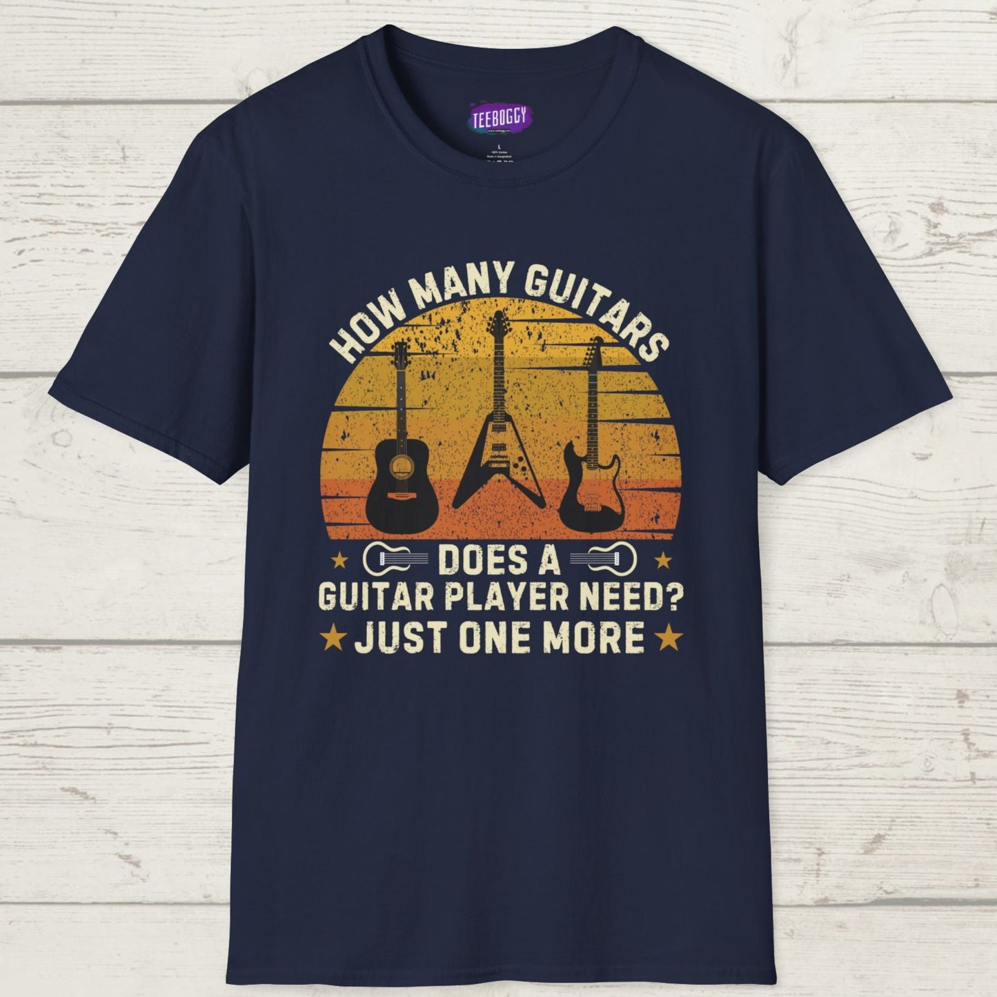 Guitarist Statement T-Shirt - Just One More Guitar