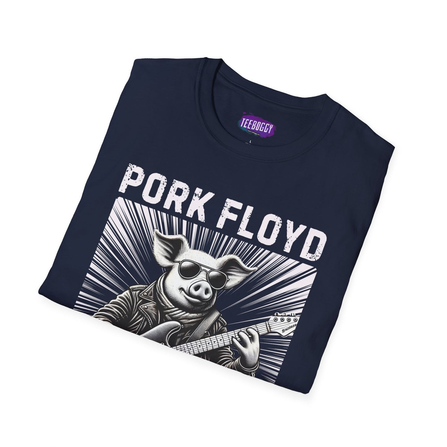 Graphic Tee - Pork Floyd Rock Stratocaster Guitar T-Shirt