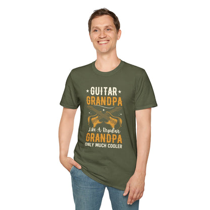 Guitar Grandpa, Like A regular Grandpa Only Much Cooler, T-Shirt.