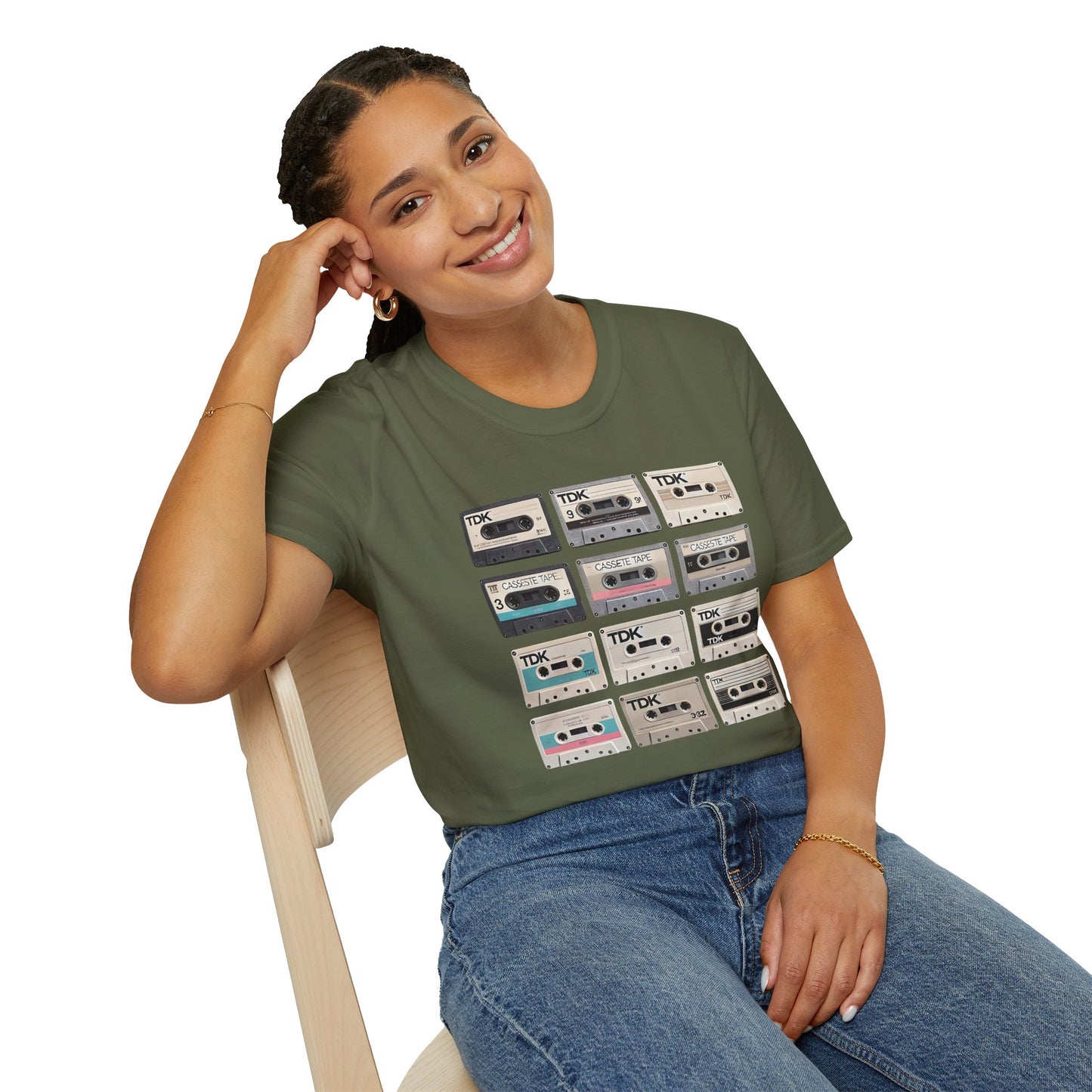 Cassette Tape Nostalgia T-Shirt — Vintage Audio Mix Design
