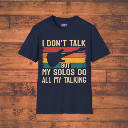 Guitar Solos Do My Talking, Softstyle T-Shirt