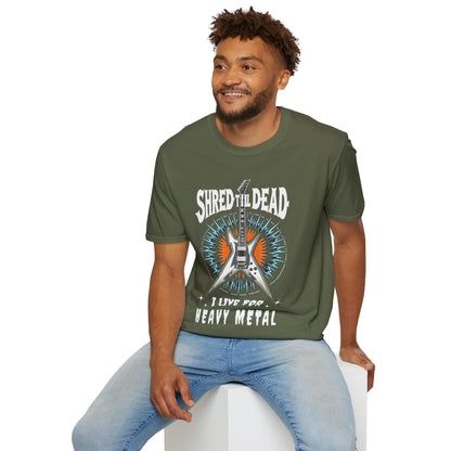 Electric Guitar Shred Till Dead, Unisex T-Shirt