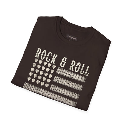 Rock & Roll USA Greatness T-Shirt — USA Flag Design