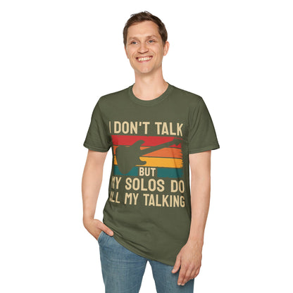 Guitar Solos Do My Talking, Softstyle T-Shirt