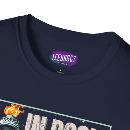 Patriotic Rock T-Shirt - 'In Rock We Trust' | Softstyle