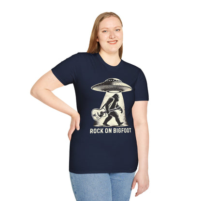 Bigfoot Rock On T-Shirt