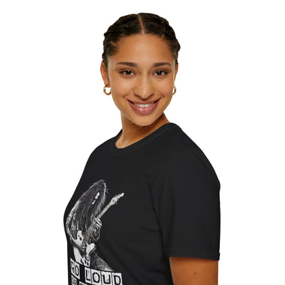 Rock Guitar T-Shirt — "Go Louid or Go Home" Graphic Tee