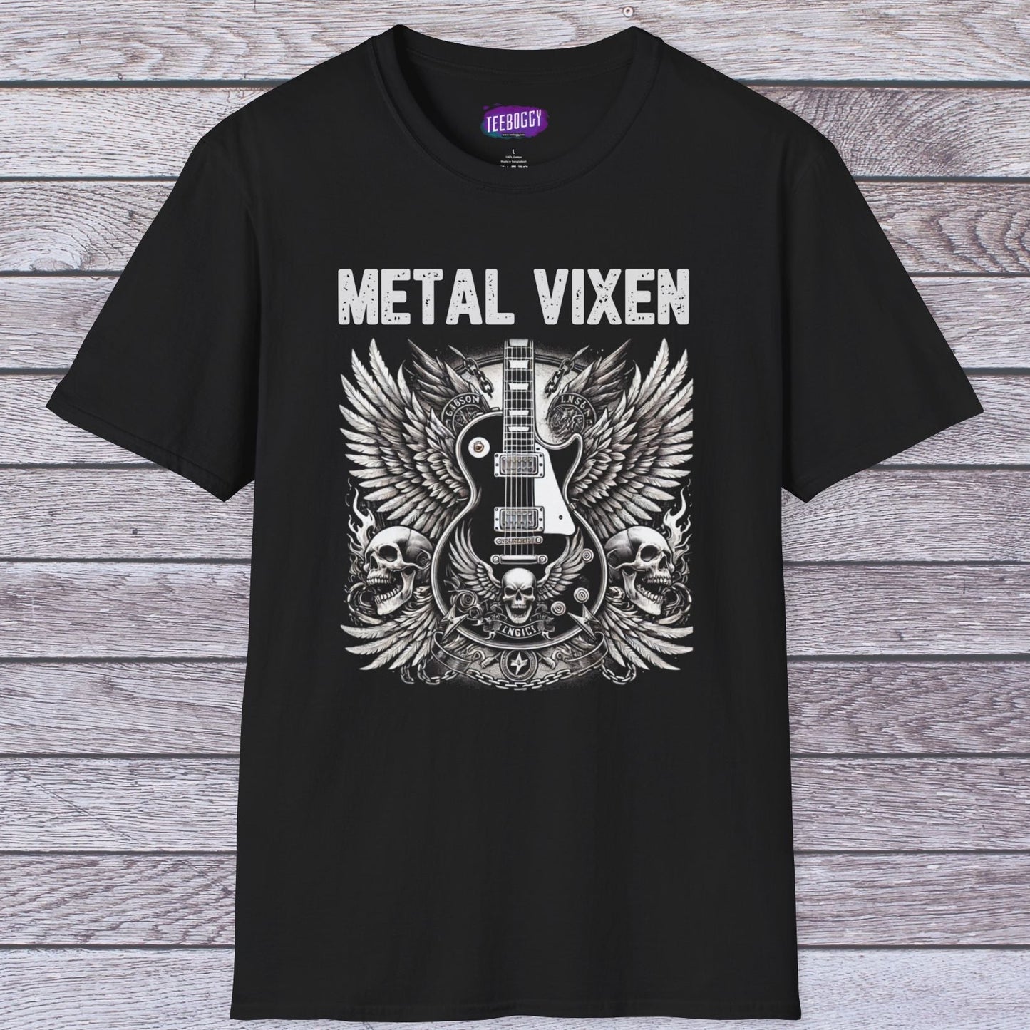 Music Lover Unisex T-Shirt for Female Rockers and Guitar Enthusiasts