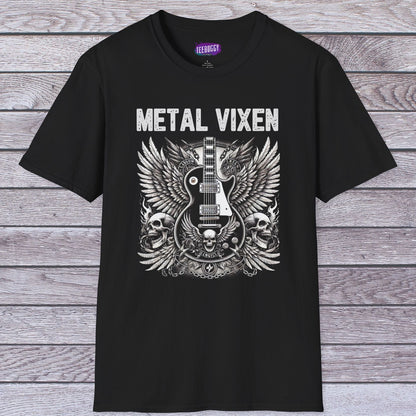 Music Lover Unisex T-Shirt for Female Rockers and Guitar Enthusiasts