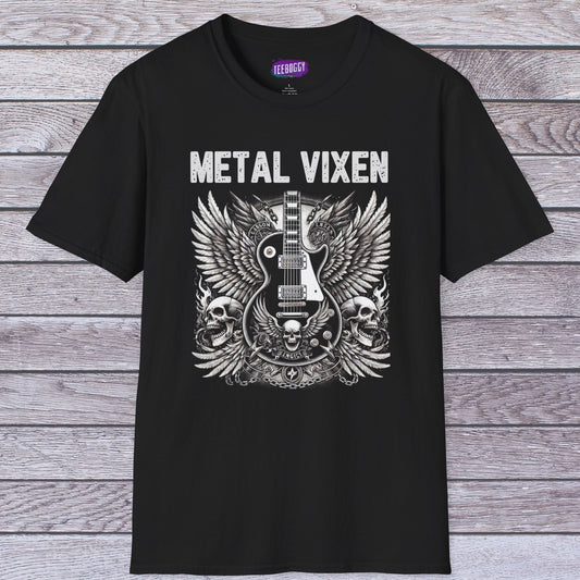 Music Lover Unisex T-Shirt for Female Rockers and Guitar Enthusiasts