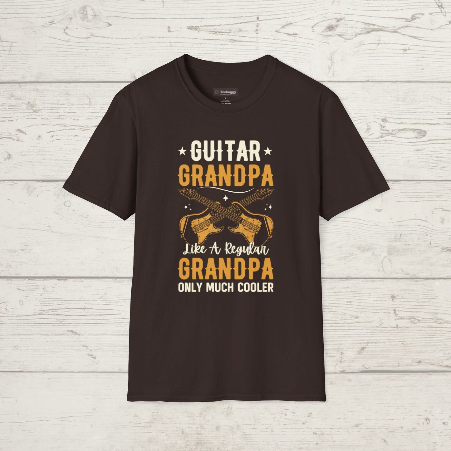 Guitar Grandpa, Like A regular Grandpa Only Much Cooler, T-Shirt.
