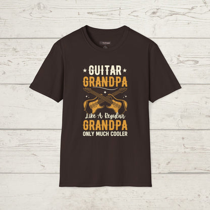 Guitar Grandpa, Like A regular Grandpa Only Much Cooler, T-Shirt.