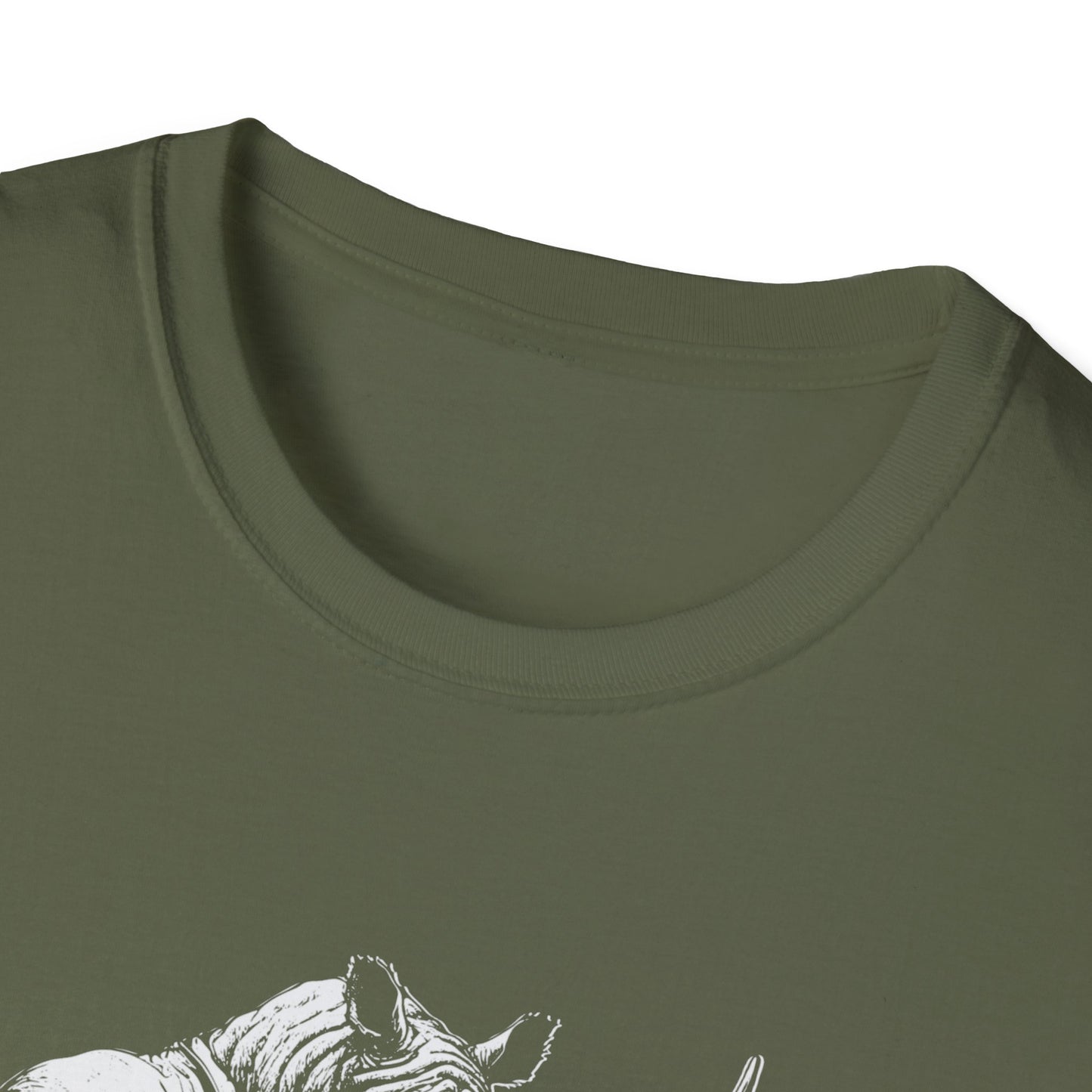 Heavy Bass Addiction T-Shirt — Rhino Playing Bass for Bassists & Music Lovers