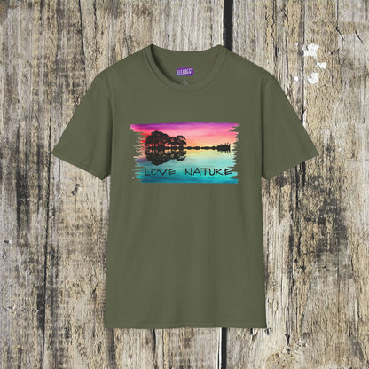 Love Nature Guitar T-Shirt