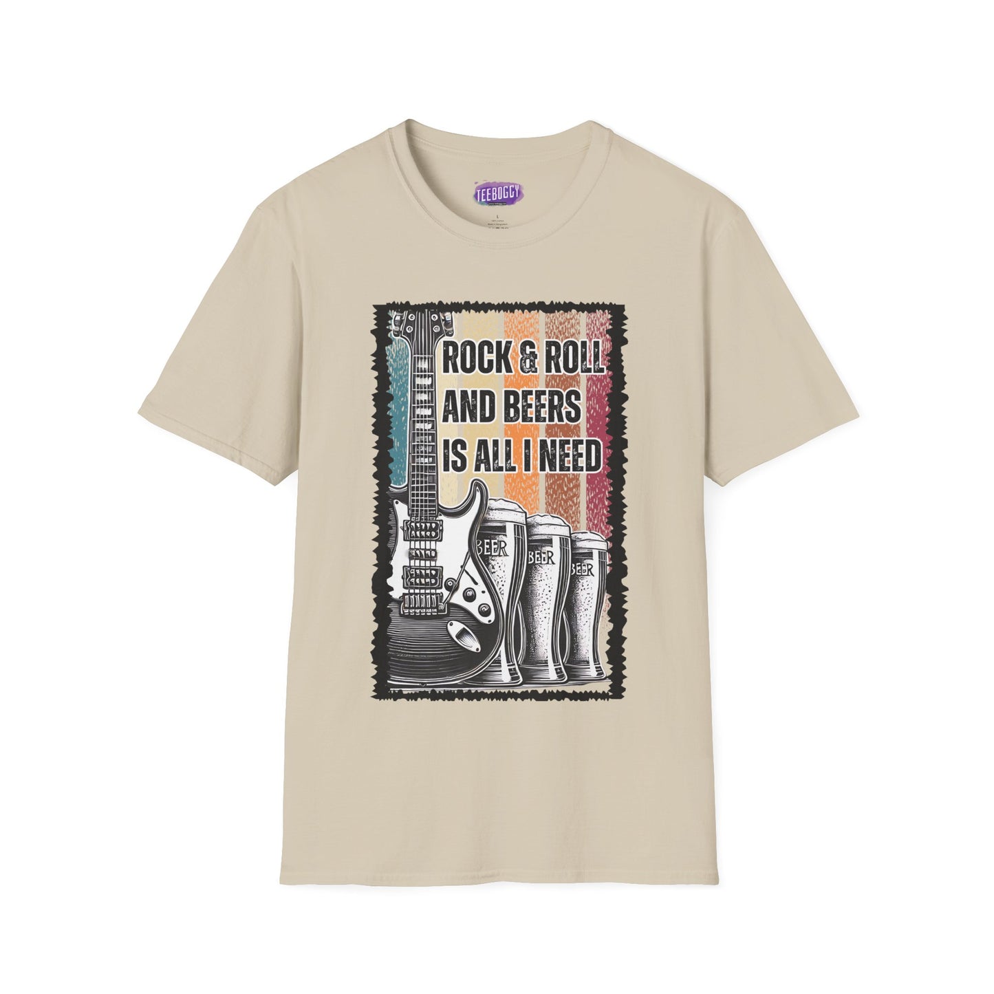 Rock Guitar & Beers Unisex T-Shirt