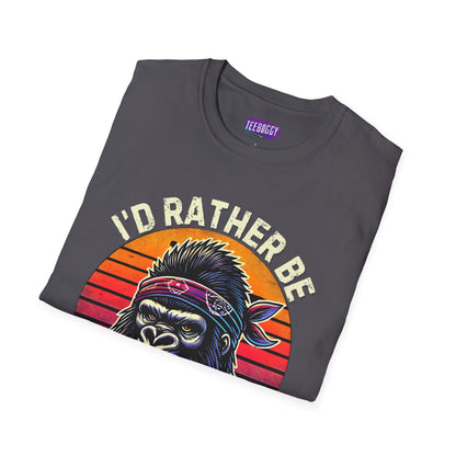 Graphic T-Shirt for Music Lovers - I'd Rather Be Headbanging