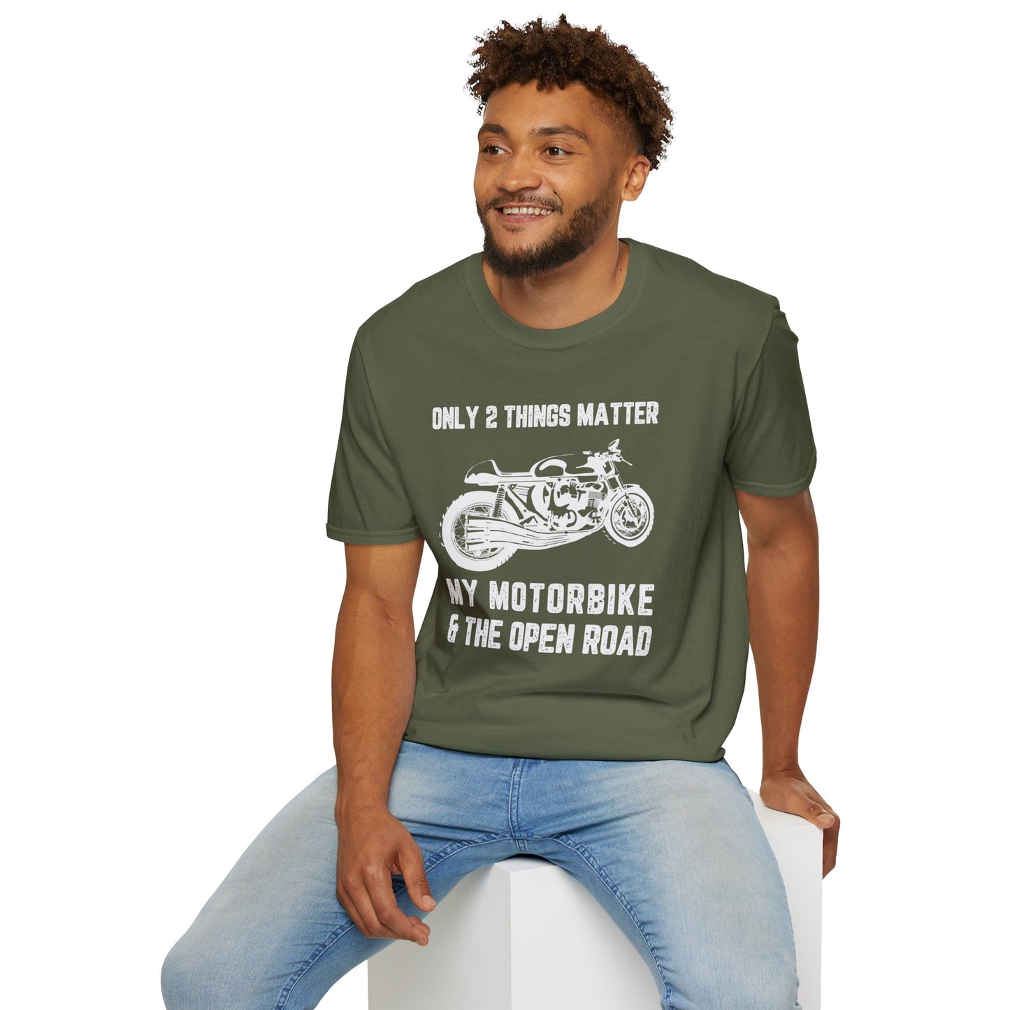 Motorbike Enthusiast T-Shirt - Only 2 Things Matter Design
