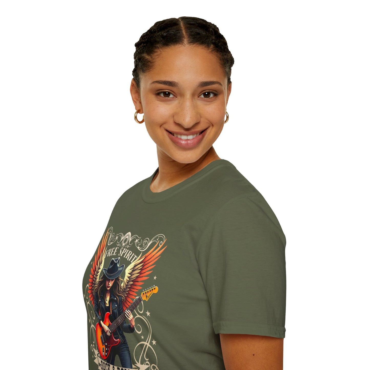 Free Spirit, Rock & Roll, T-Shirt