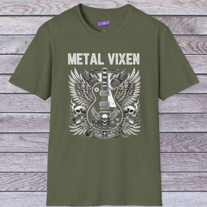 Music Lover Unisex T-Shirt for Female Rockers and Guitar Enthusiasts