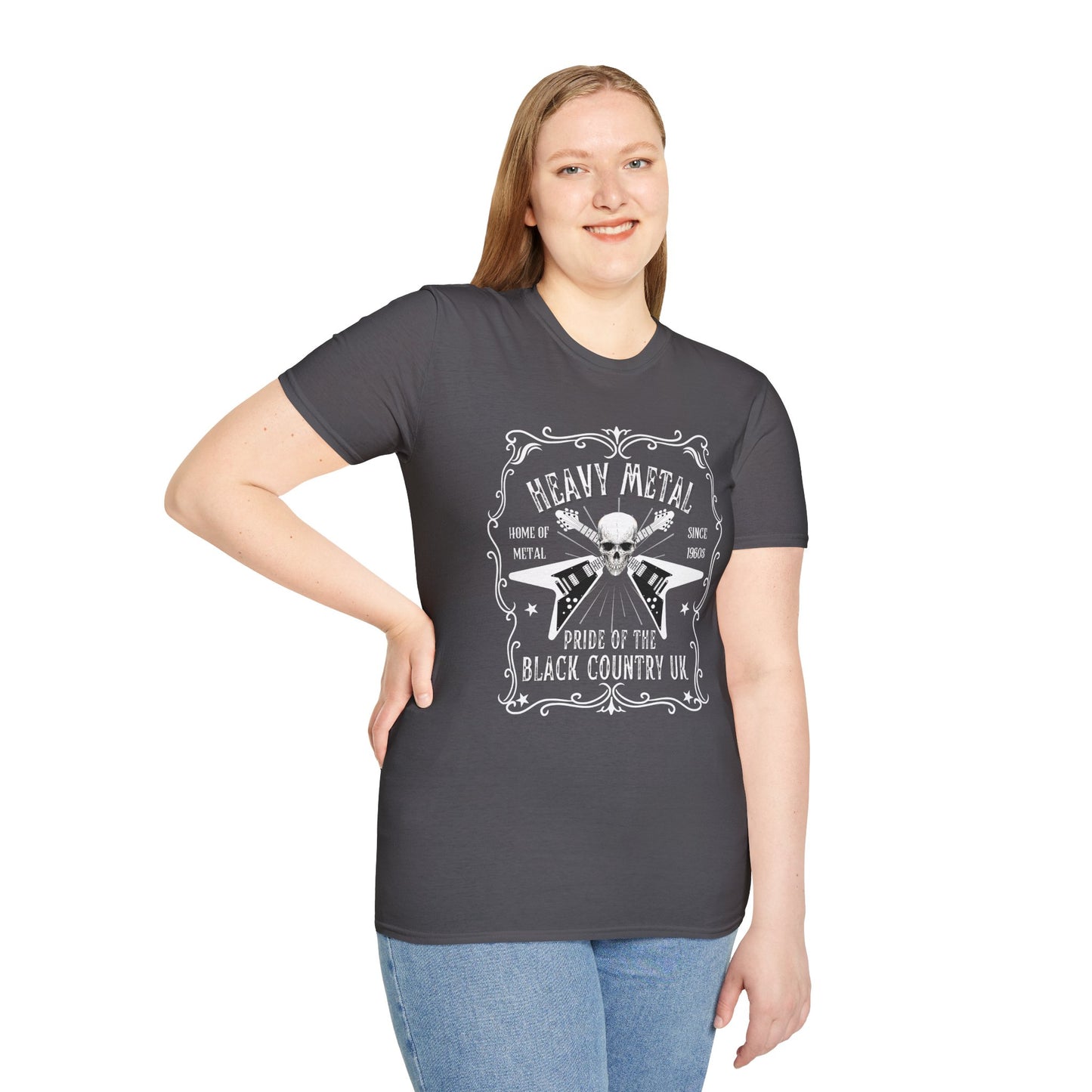 Rock Flying V Guitars Skull T-Shirt