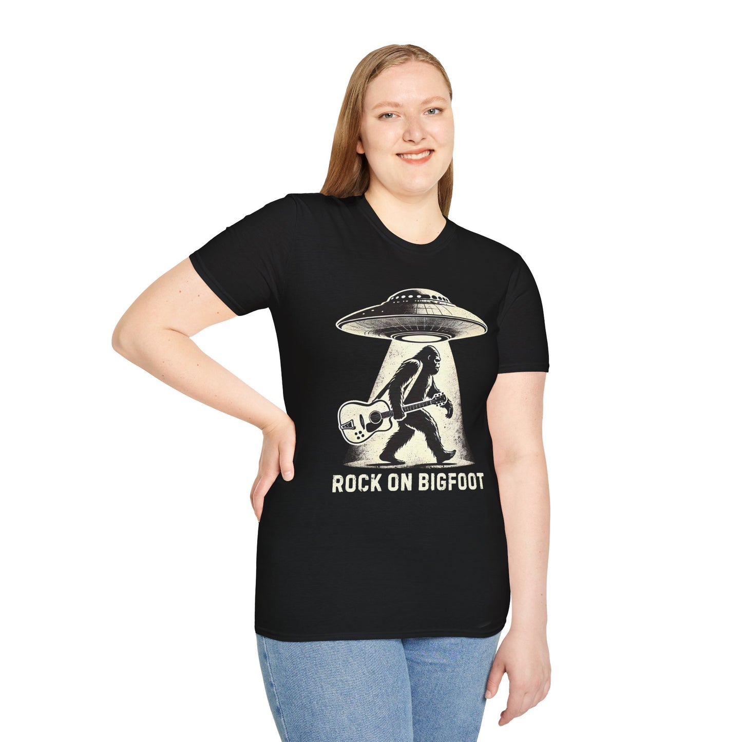 Bigfoot Rock On T-Shirt
