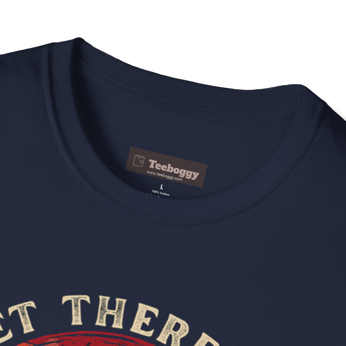 Rock & Roll Dinosaur T-Shirt — "Let There Be Rock and Roll" Guitar Dino Tee