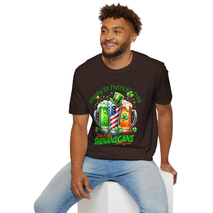 St Patrick's Day T-Shirt - Patriotic Irish American Shenanigans