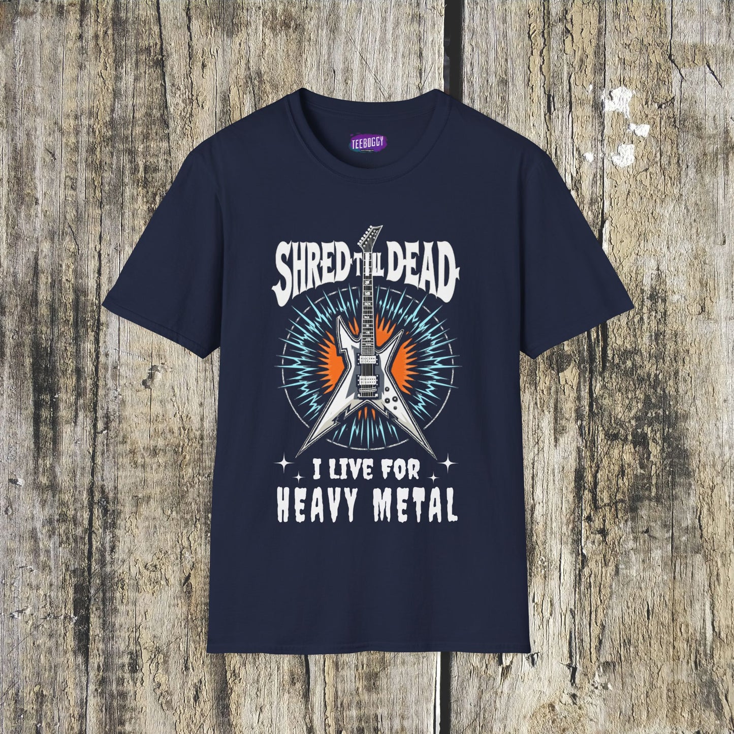 Electric Guitar Shred Till Dead, Unisex T-Shirt
