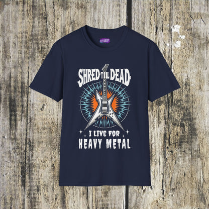 Electric Guitar Shred Till Dead, Unisex T-Shirt
