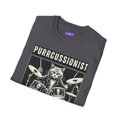 Cat Rocker T-Shirt - Purrcussionist