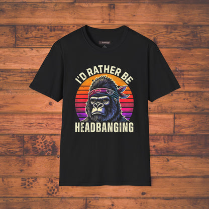 I'd Rather Be Headbanging, T-Shirt