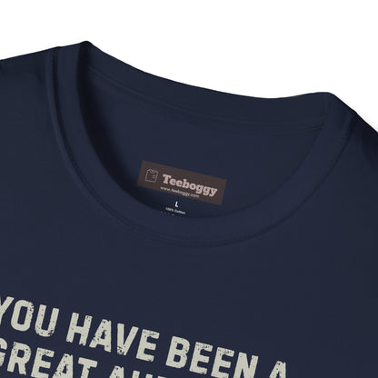 Dog Musician T-Shirt — "You Have Been a Great Audience, Thank You!"