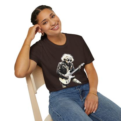 Einstein Rocker T-Shirt — Rock Guitar Genius Graphic Tee