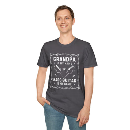Bass Guitar Grandpa Unisex T-Shirt